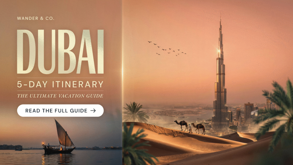 Dubai Itinerary for 5 Days: Ultimate Vacation Guide