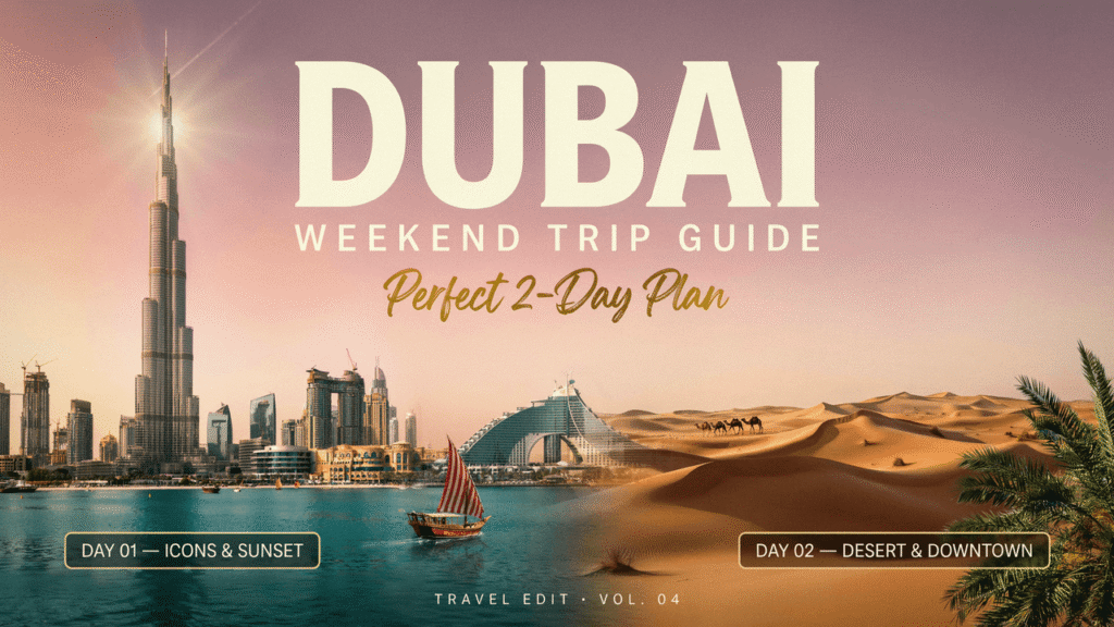Dubai Weekend Trip Guide: Perfect 2-Day Plan